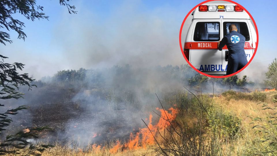 Los servicios de emergencia atendieron a un joven que resultó intoxicado
