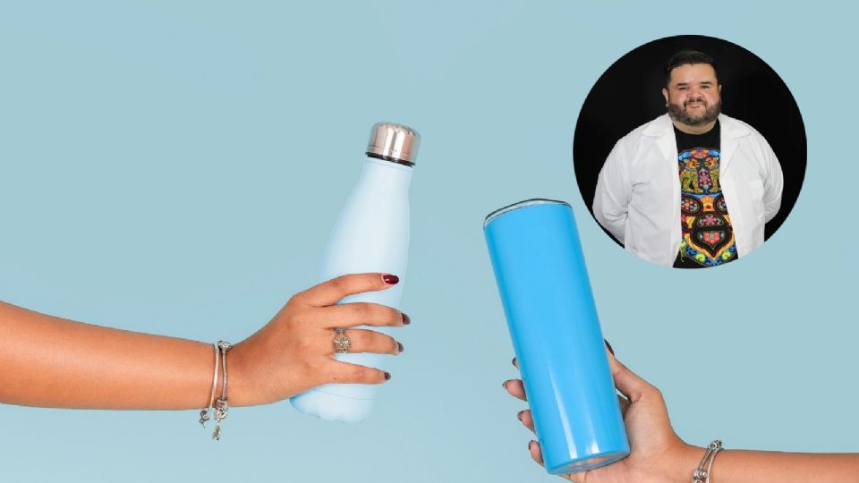 ¿Cómo se debe lavar el termo para el agua para que esté libre de microorganismos?