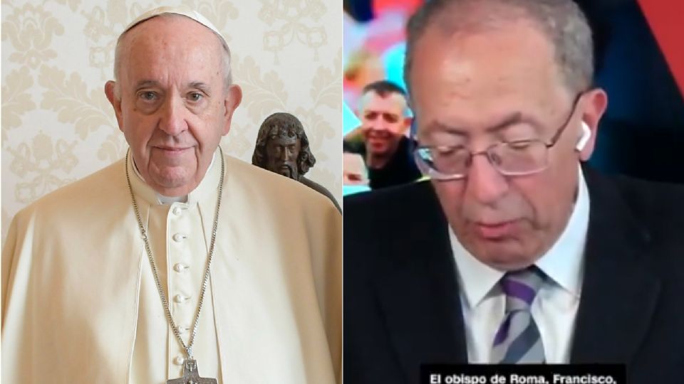 Periodista rompe en llanto al anunciar la muerte del papa Francisco