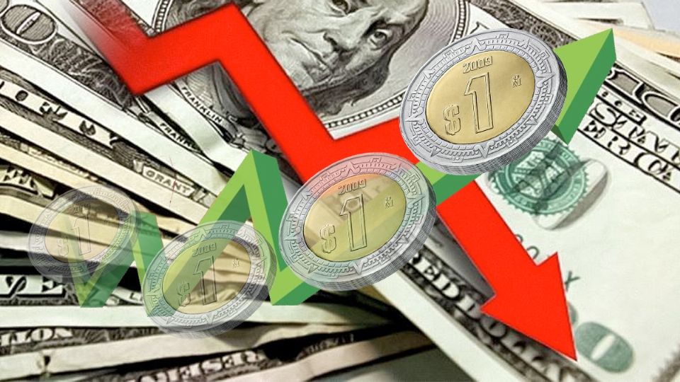 Sube y baja del dólar y el peso.