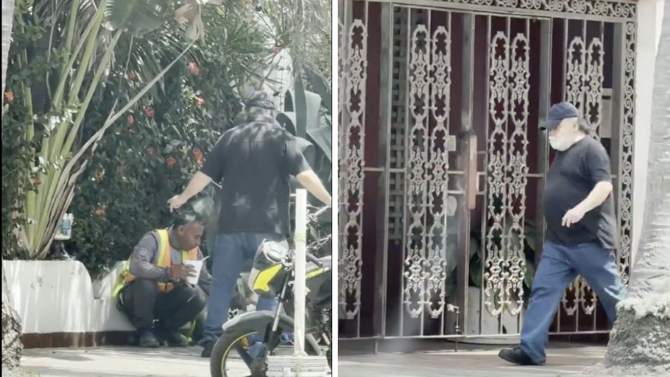 Un extranjero corrió a un obrero que se encontraba comiendo en la banqueta, en plena calle