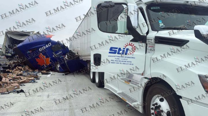 Carreteras a Nuevo Laredo y cansancio golpean al transporte; suman 8 accidentes en abril