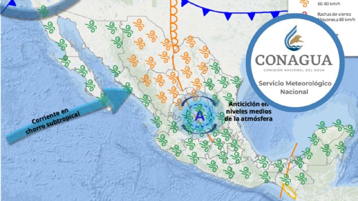 Clima en México: temperaturas máximas de 45 grados y lluvias este fin de semana en el país