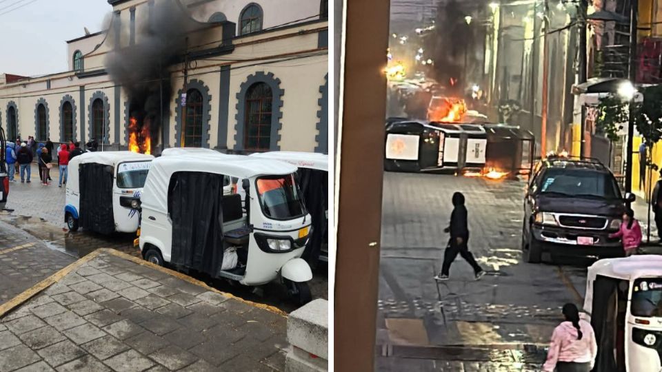 Los acusados fueron sorprendidos robando autopartes