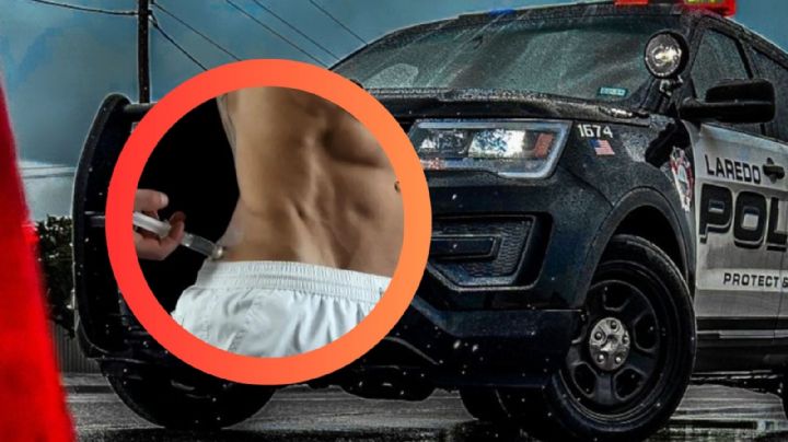 Atrapan en Laredo a conductor que escondía esteroides hasta en los pedales del auto