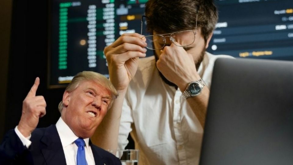 Popularidad de Trump va a la baja.