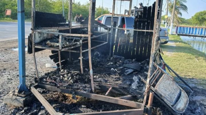 'No sé con que afán lo hicieron, pero fue intencional'; incendio acaba con puesto de mariscos