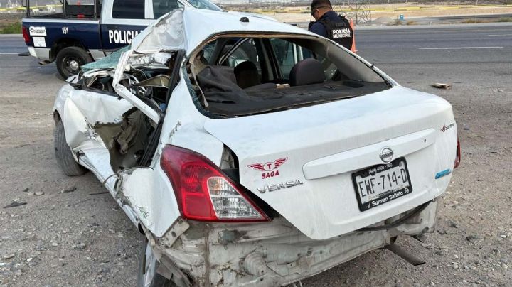 Hombre muere en brutal accidente en carretera Monterrey-Saltillo; conducía alcoholizado