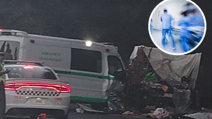 Paramédicos protagonizan mortal accidente en autopista; cuatro personas murieron