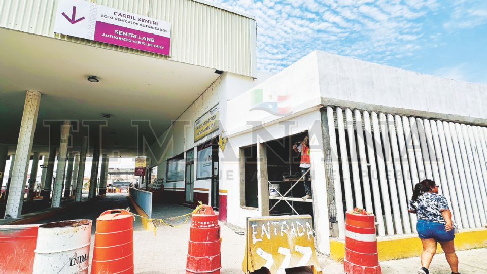 La tienda es construida en el Puente Internacional I.