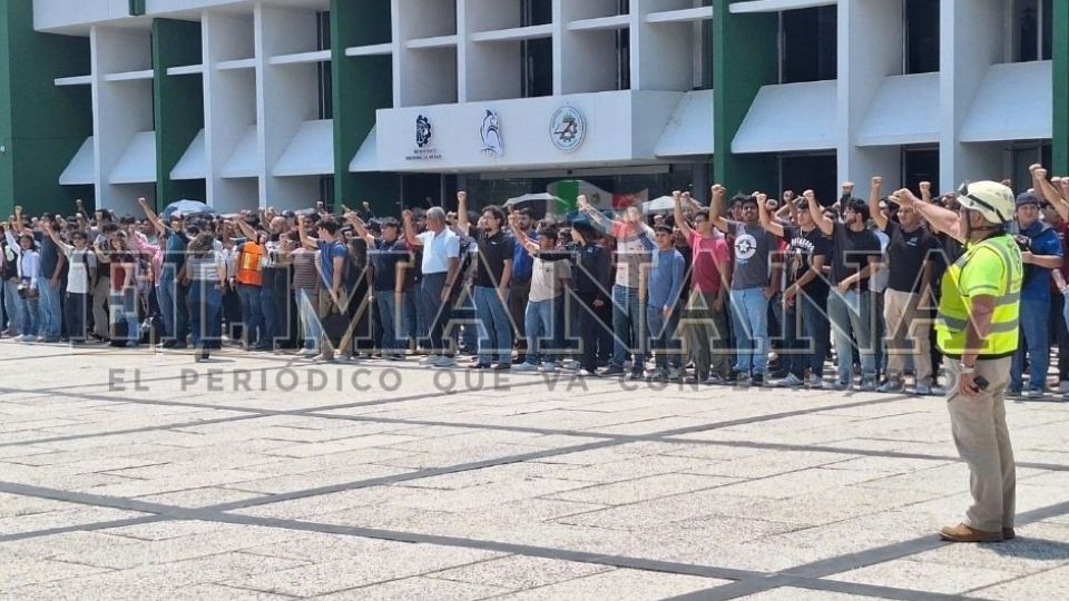 Simulacro Nacional en Nuevo Laredo.