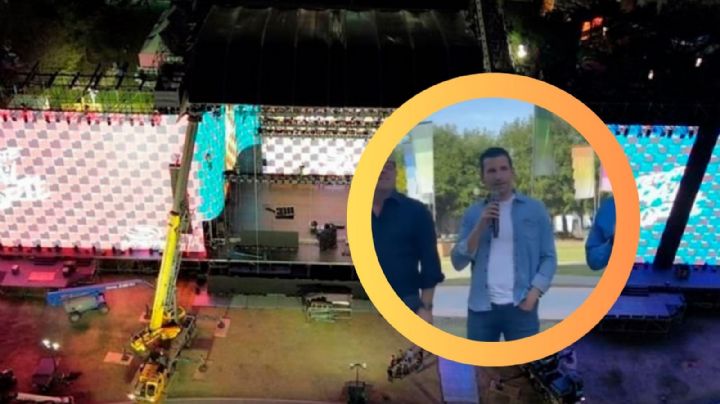 Pa'l Norte 2025: grúas refuerzan escenario tras incidente con vigas a un día del festival | VIDEO