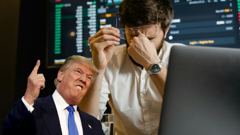 Aranceles de Trump inquietan a bolsa de valores en EU y sufre caída