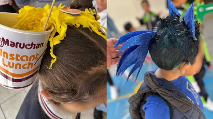 Peinados locos: estos son los ‘looks’ más virales en las escuelas este Día del Niño 2025