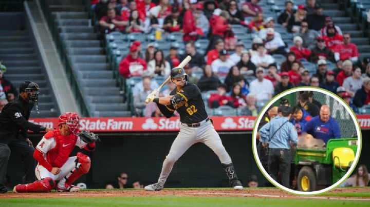 ¡Se salta la barda!: un fan se tira al campo en una caída de más de 6 metros | VIDEO