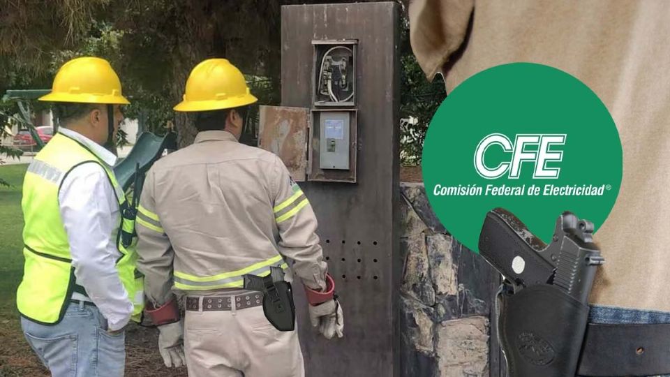 Funcionario de la CFE podría portar armas