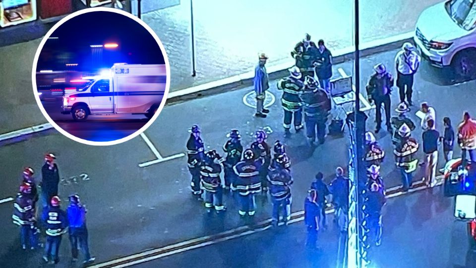 Las autoridades de Nueva Jersey atienden el colapso del techo de un cine