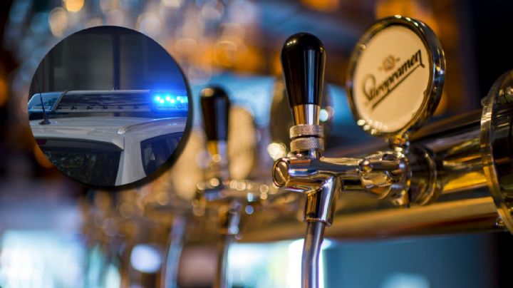 Policía es detenido a las afueras de un bar; alcoholizado, apuntó con arma al portero del lugar