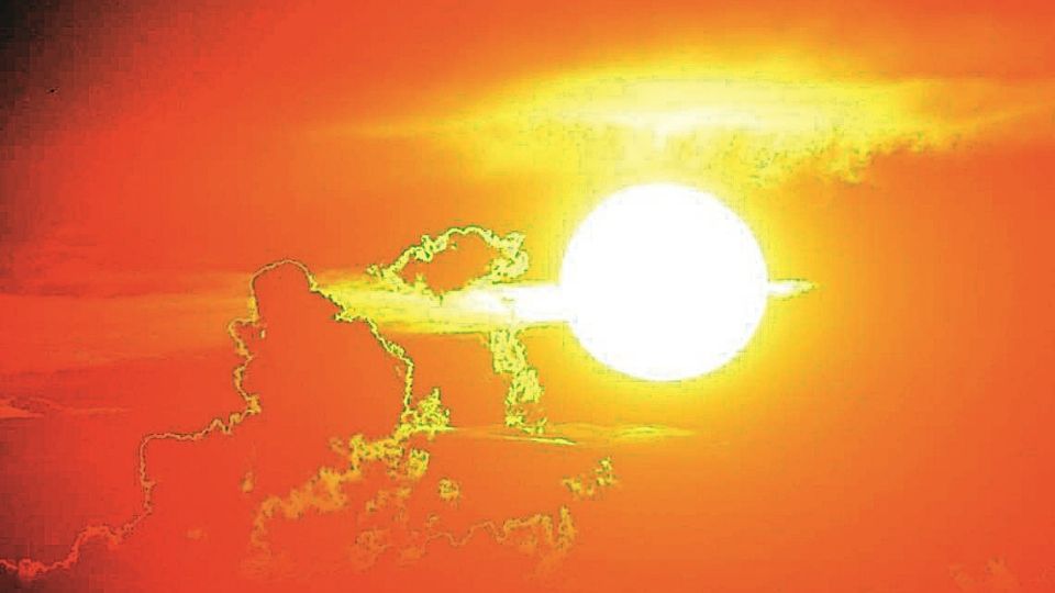 El termómetro superó los 40 grados.