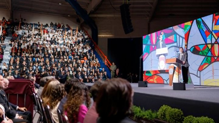 Dámaso Anaya Alvarado rinde su primer informe de labores como rector de la UAT