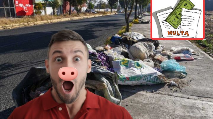Severas multas para personas que abandonen la basura en la vía pública; ¿cuánto tendrán que pagar?