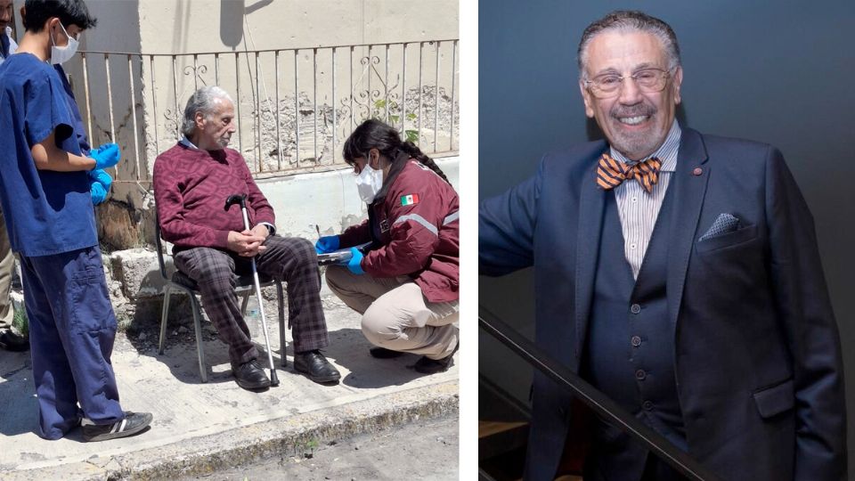 Don Alfonso Arau chocó en Nuevo Laredo.