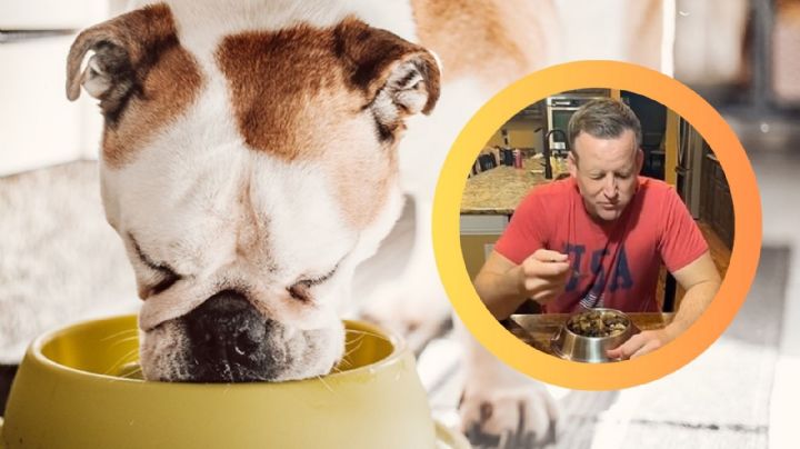 Texano se alimentó solo de comida para perro durante cinco días, esto fue lo que le pasó