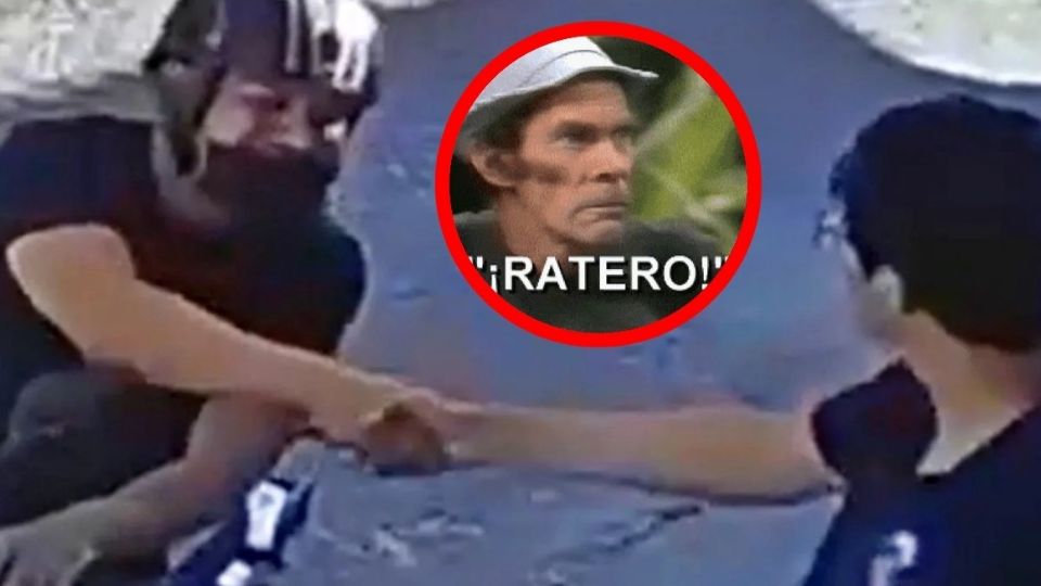 El ladrón actúa de forma casual.