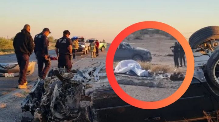 Fatal volcadura termina con la vida de dos personas; sus cuerpos salieron 'disparados' por los aires