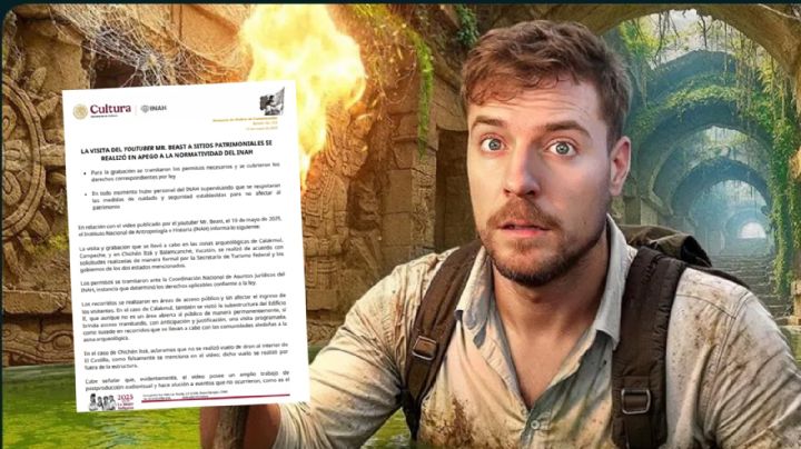¿MrBeast visitó zonas arqueológicas prohibidas en México?; esto dijo el INAH