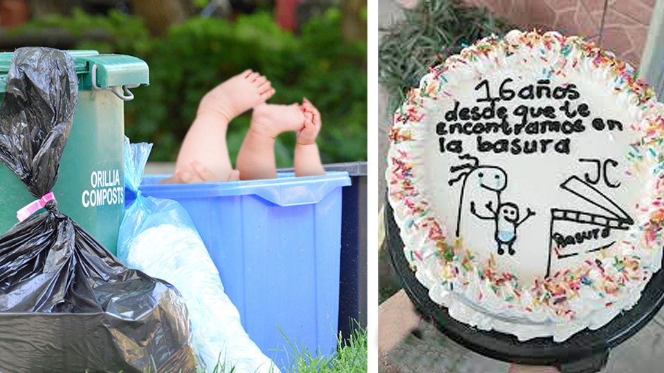 'A ti te encontramos en la basura', una broma recurrente.