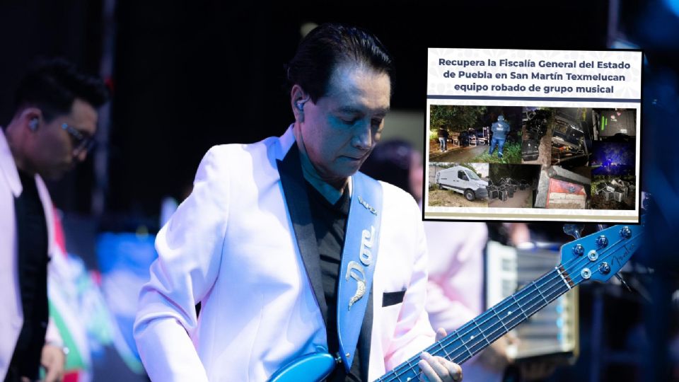 Autoridades recuperan instrumentos y equipo robado de Los Ángeles Azules