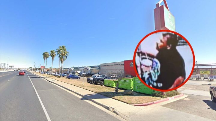 Buscan en Laredo a hombre que allana comercios cerrados; darían hasta mil dólares por datos