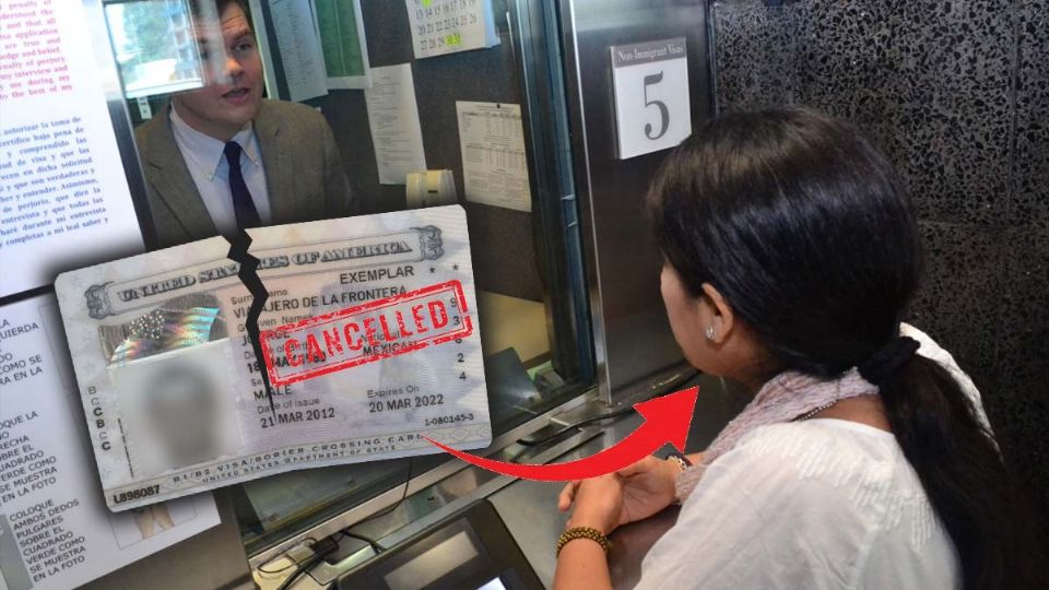 Trámite de Visa americana cancelada en 2025