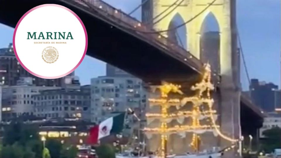 La Secretaría de Marina deberá pagar una fuerte multa por posibles daños al puente Brooklyn