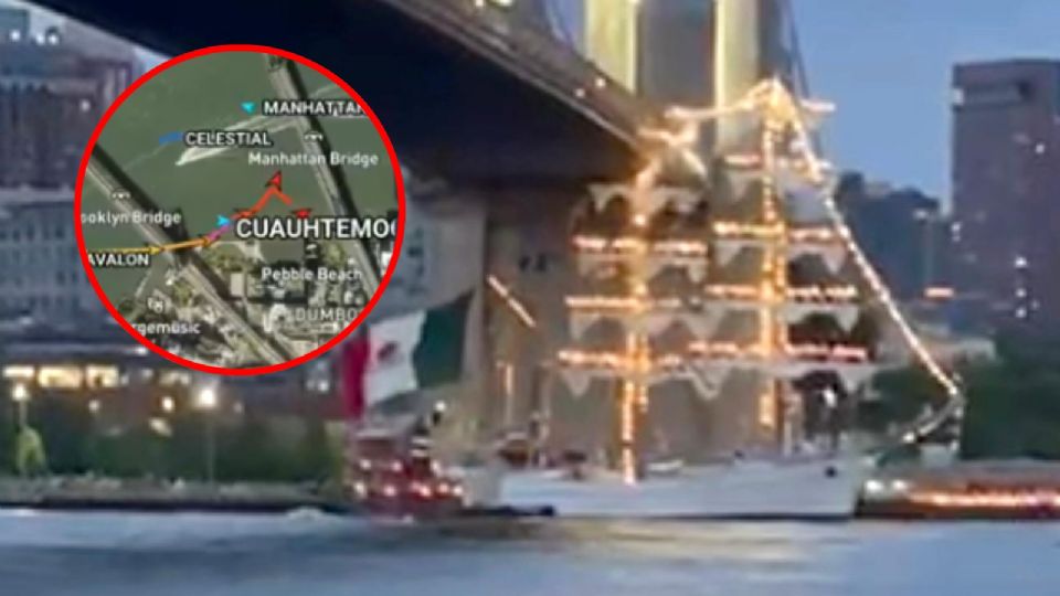 Experto explica lo que pudo ocurrir con el buque escuela Cuauhtémoc