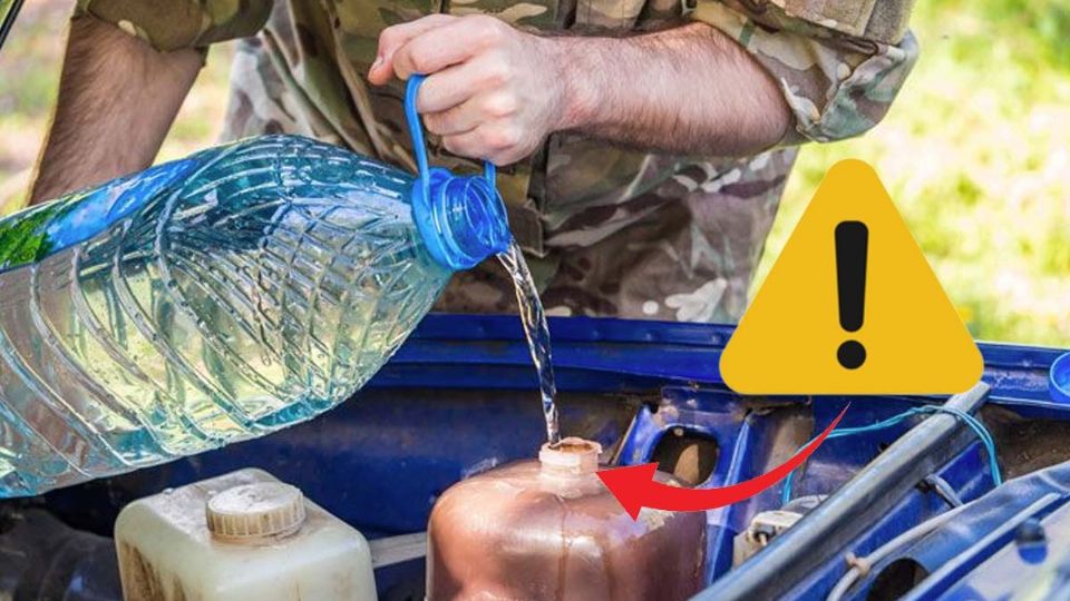 No uses agua en tu auto