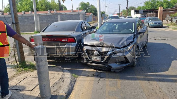 Nuevo Laredo: Marlene venía distraída al volante; provocó un aparatoso accidente vial en la ciudad