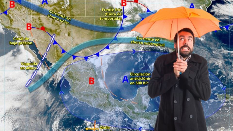 ¡Ya vienen las lluvias!; así el pronóstico de precipitaciones en México
