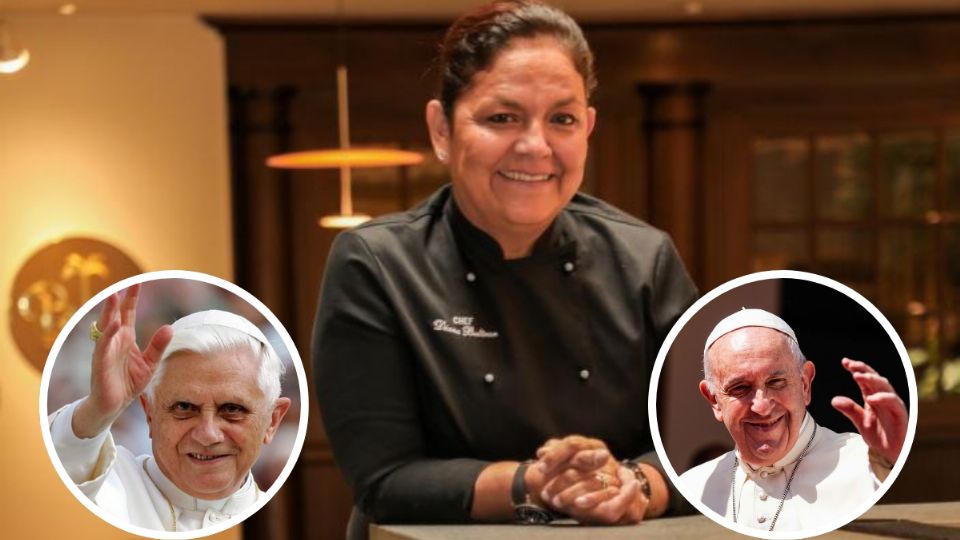 La chef supo conquistar el paladar de los líderes de la Iglesia Católica