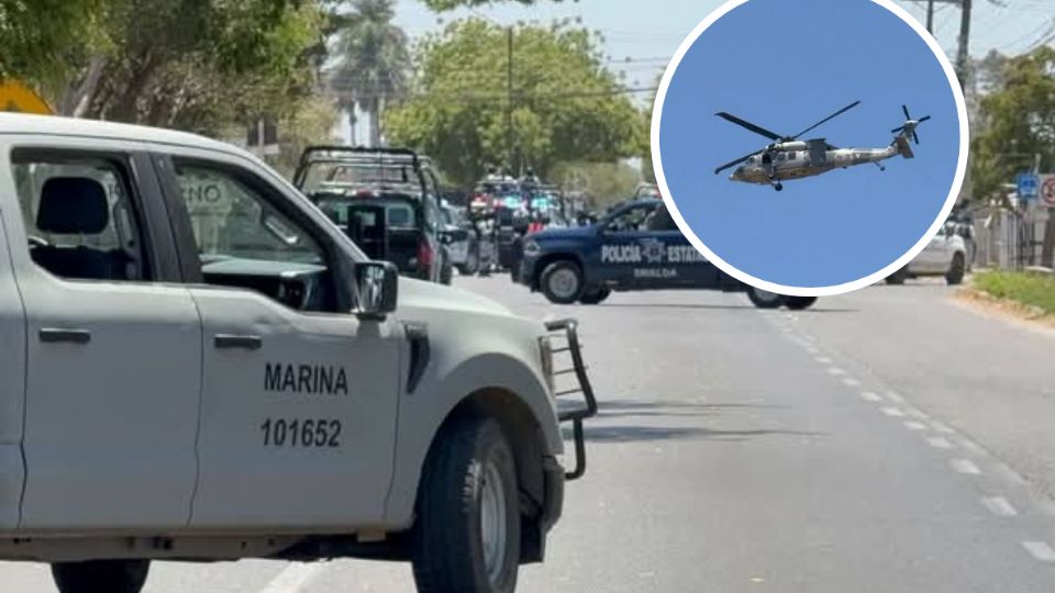 Las autoridades de Sinaloa desplegaron un operativo