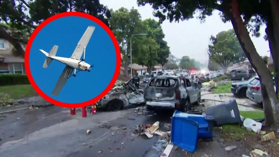 Avioneta se estrelló en California.