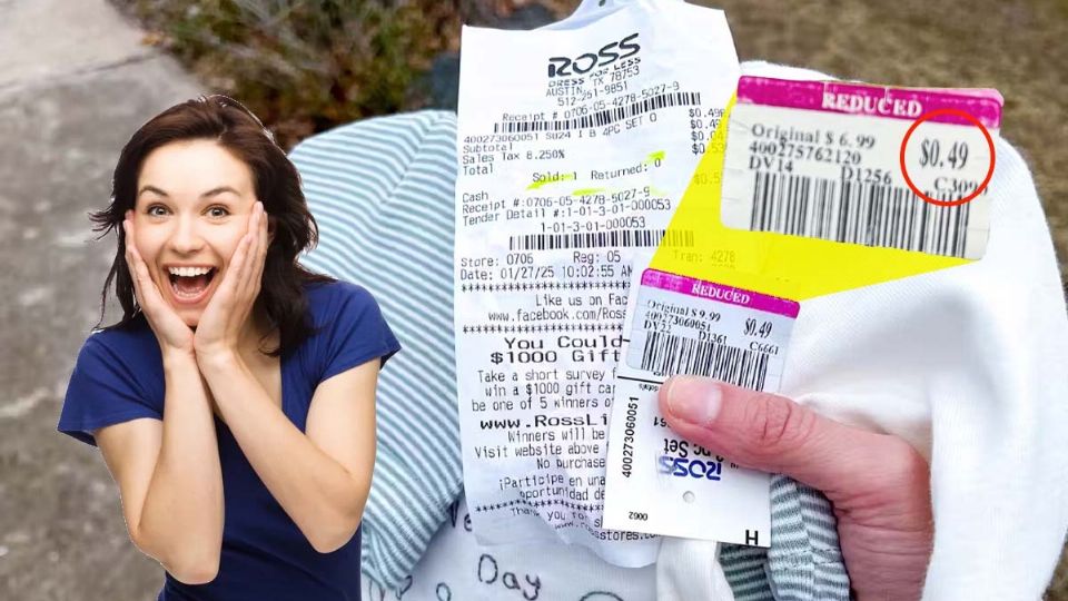 La famosa etiqueta rosa de Ross Dress For Less