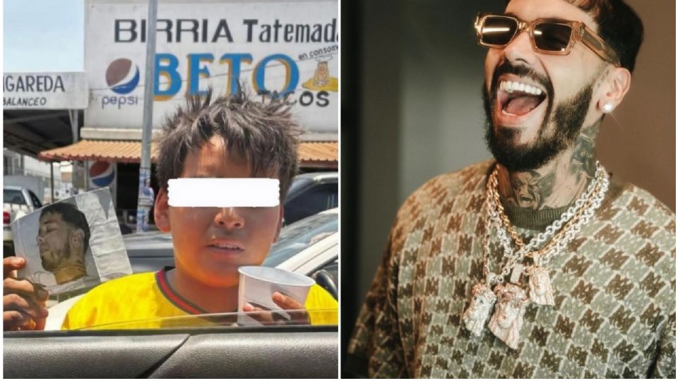 Niño pide dinero en las calles para su tío... ¿Anuel AA?