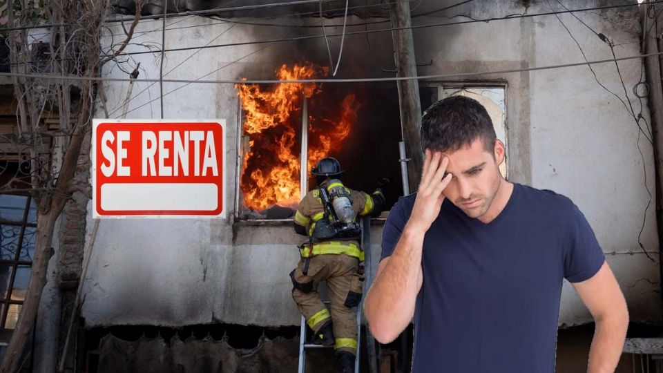 ¿Quién paga los daños cuando una casa rentada se quema?