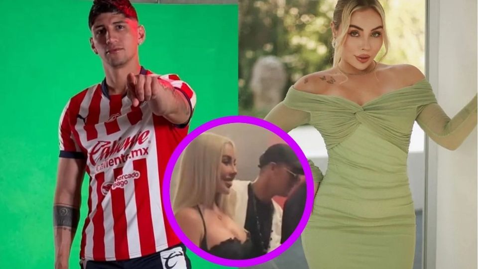 Alan Pulido y Maya Nazor, juntos.