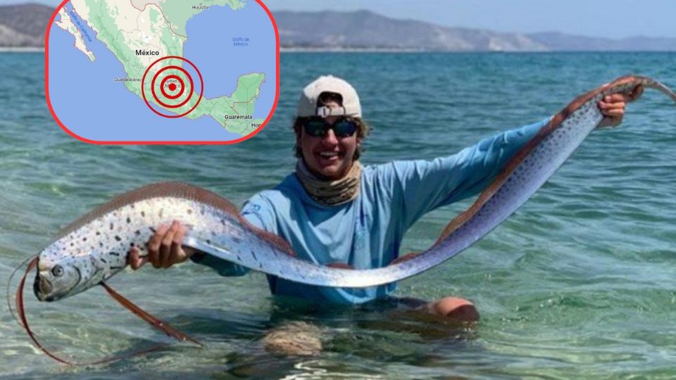 La aparición del extraño pez es considerado como de mal augurio en el tema de desastres naturales