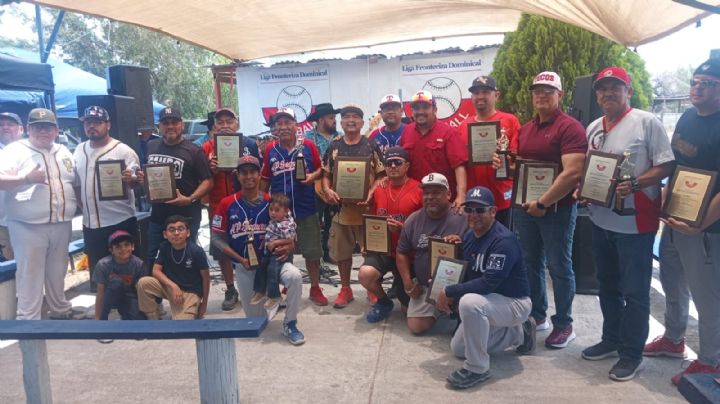 Premian a lo mejor de lo mejor en la Liga Fronteriza Dominical de Softball