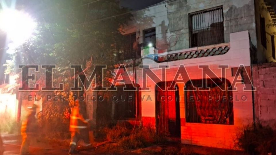 Incendio en Nuevo Laredo.