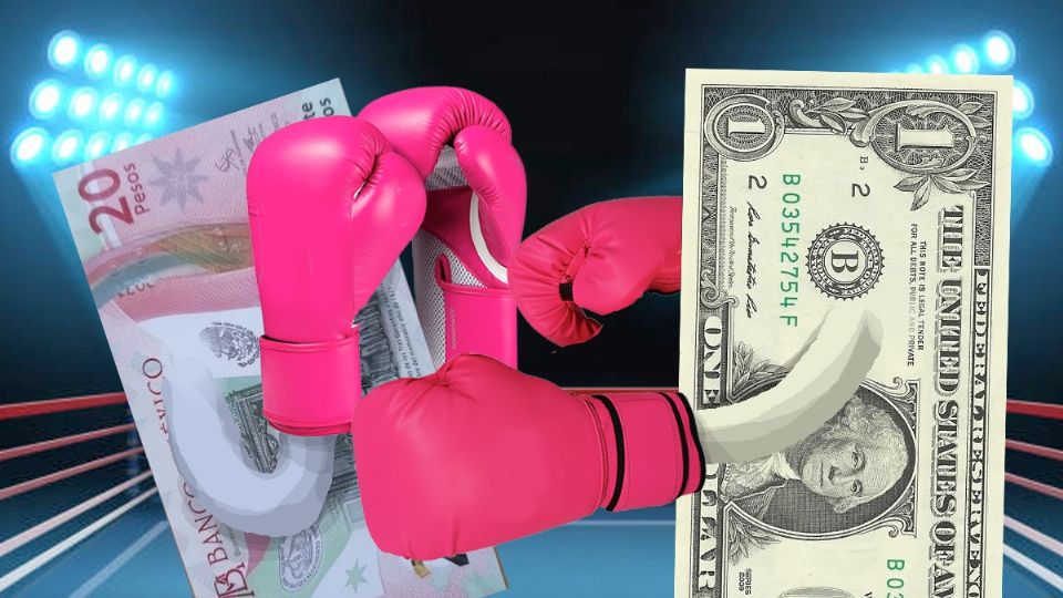 Peso y dólar protagonizan un 'round' más en el mercado de divisas.